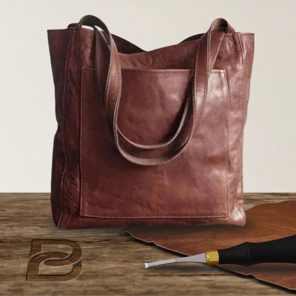 Vintage leather tote bag - My last collection