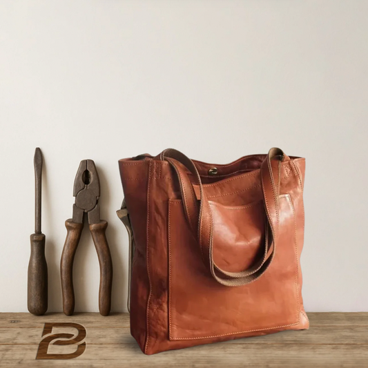Vintage leather tote bag - My last collection