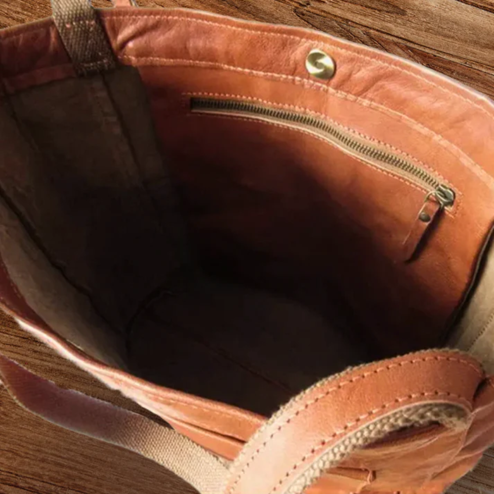 Vintage leather tote bag - My last collection