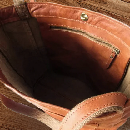 Vintage leather tote bag - My last collection
