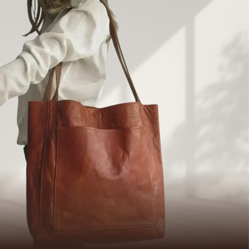 Vintage leather tote bag - My last collection